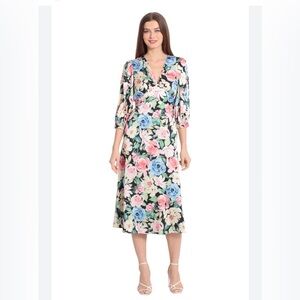 Floral Maggy London 10  Multicolor Dress